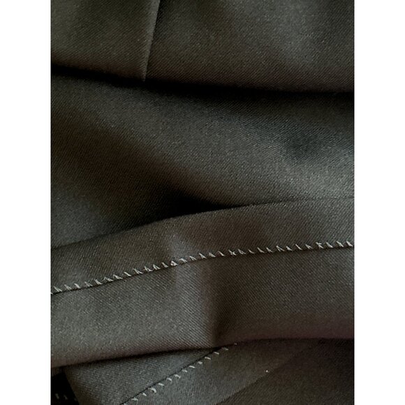 Vintage Cape Cod Match-Mates Black A-Line Skirt Size 14 Made In USA Button Top - Picture 7 of 7